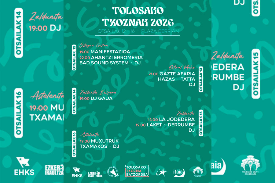 Kartela - Tolosako txoznak 2026