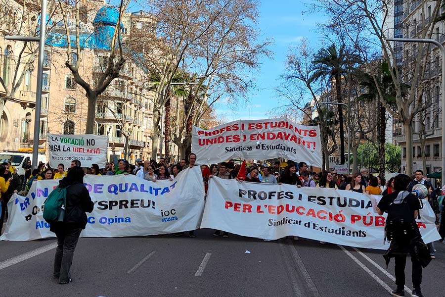 Bartzelonako manifestazioa