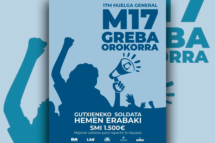 M17 - Denok greba orokorrera Hego Euskal Herrian