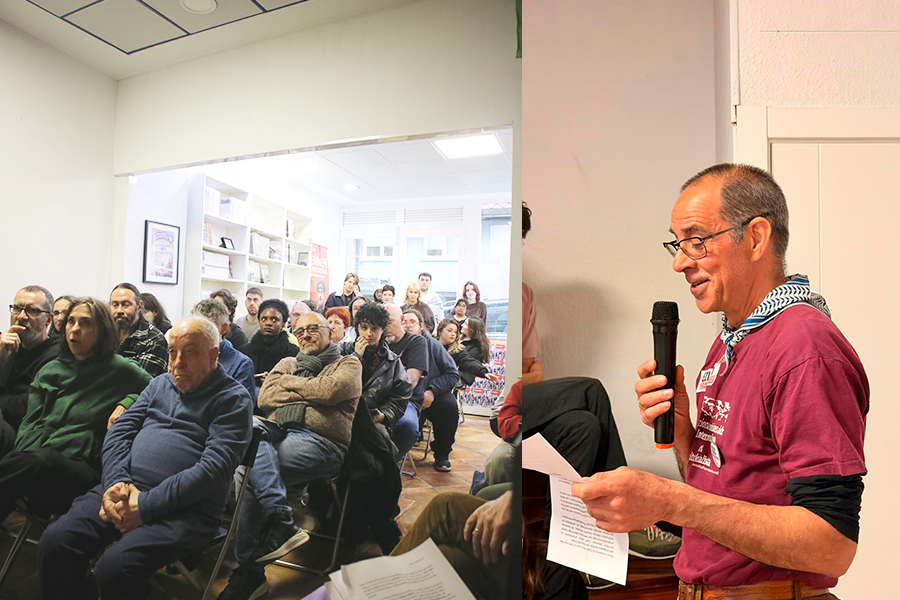 Bilboko Rosa Luxemburg Gunearen inaugurazioa