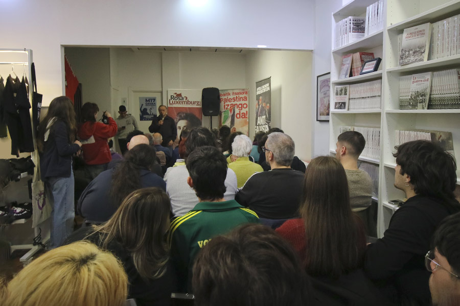 Bilboko Rosa Luxemburg Gunearen inaugurazioa