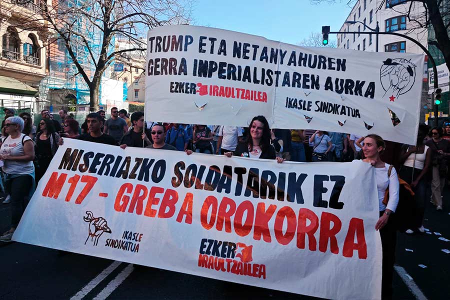M17ko greba orokorraren mobilizazioa