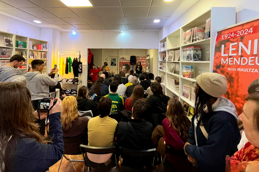 Bilboko Rosa Luxemburg Gunearen inaugurazioa